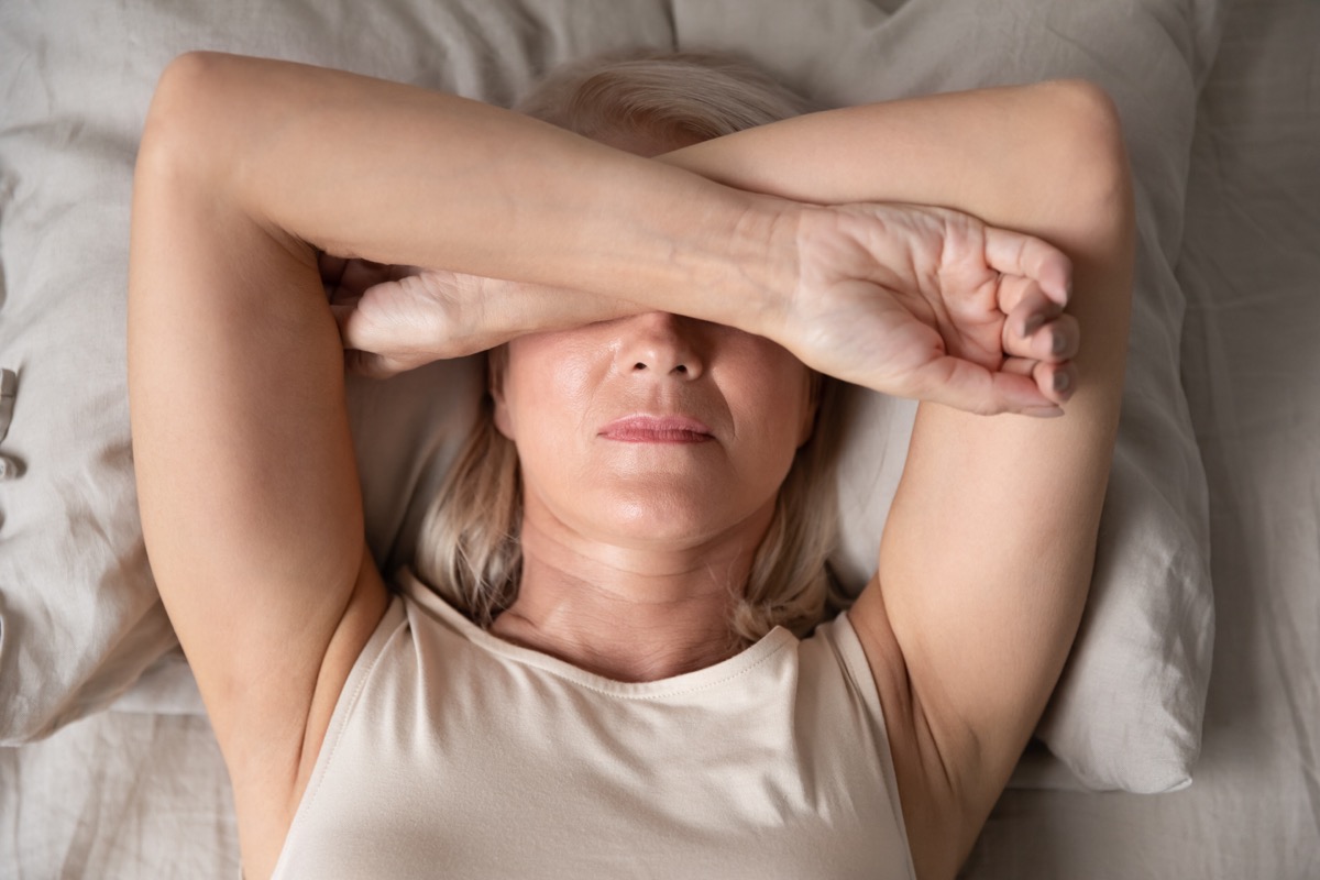 Carenza di sonno menopausa